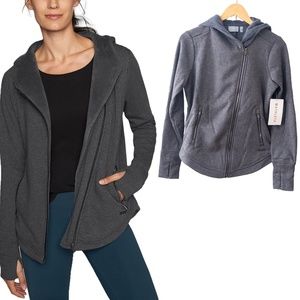 *NWT* Athleta Easy Cozy Karma Asymmetrical Zip Hoodie